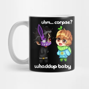 Corpse Husband and Sykkuno Chibi Mug